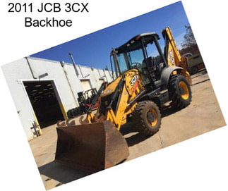 2011 JCB 3CX Backhoe