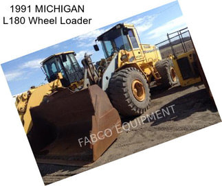 1991 MICHIGAN L180 Wheel Loader