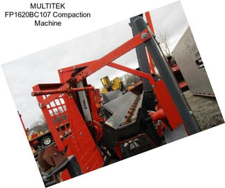 MULTITEK FP1620BC107 Compaction Machine