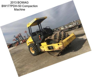 2013 BOMAG BW177PDH-50 Compaction Machine