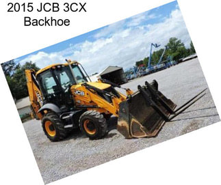 2015 JCB 3CX Backhoe