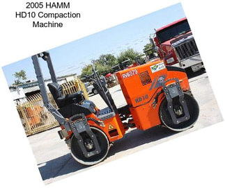 2005 HAMM HD10 Compaction Machine