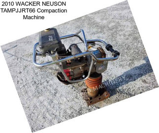 2010 WACKER NEUSON TAMPJJRT66 Compaction Machine