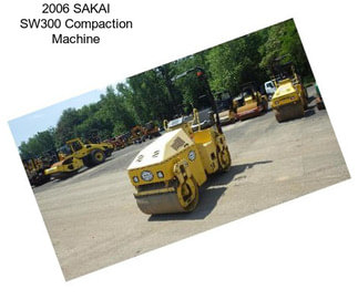 2006 SAKAI SW300 Compaction Machine