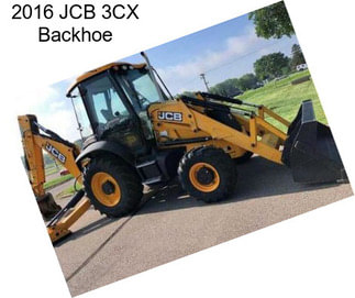 2016 JCB 3CX Backhoe