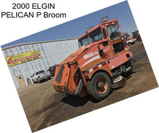 2000 ELGIN PELICAN P Broom