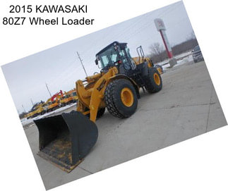 2015 KAWASAKI 80Z7 Wheel Loader