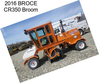 2016 BROCE CR350 Broom