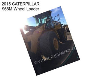 2015 CATERPILLAR 966M Wheel Loader