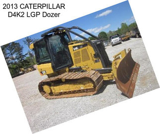 2013 CATERPILLAR D4K2 LGP Dozer