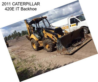 2011 CATERPILLAR 420E IT Backhoe