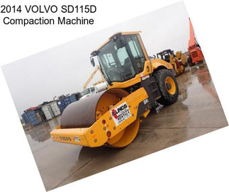 2014 VOLVO SD115D Compaction Machine