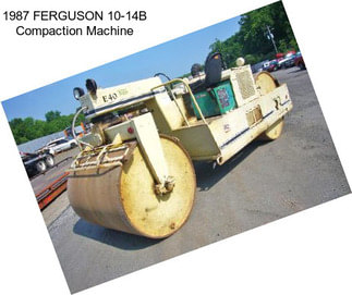 1987 FERGUSON 10-14B Compaction Machine