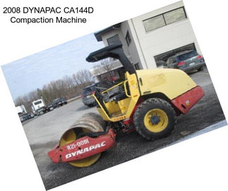 2008 DYNAPAC CA144D Compaction Machine