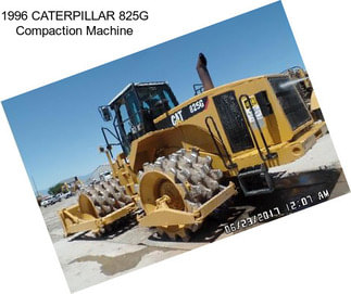 1996 CATERPILLAR 825G Compaction Machine