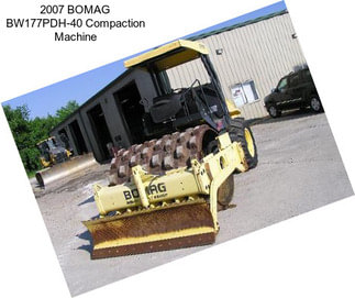 2007 BOMAG BW177PDH-40 Compaction Machine