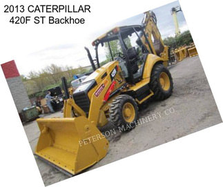 2013 CATERPILLAR 420F ST Backhoe