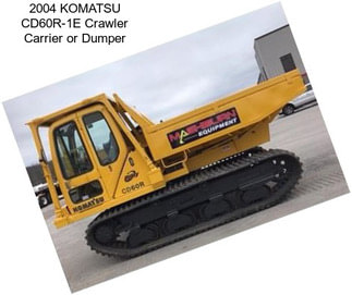 2004 KOMATSU CD60R-1E Crawler Carrier or Dumper