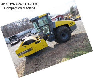 2014 DYNAPAC CA2500D Compaction Machine