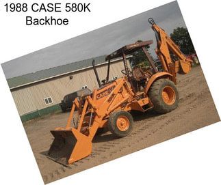 1988 CASE 580K Backhoe