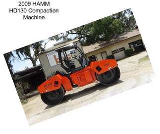2009 HAMM HD130 Compaction Machine