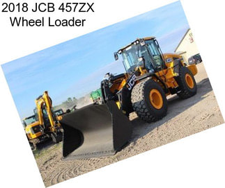 2018 JCB 457ZX Wheel Loader