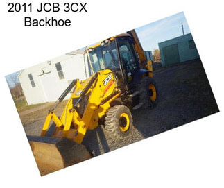 2011 JCB 3CX Backhoe