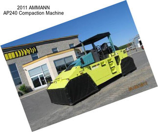 2011 AMMANN AP240 Compaction Machine