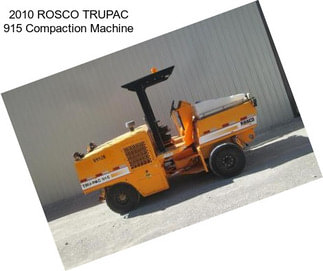 2010 ROSCO TRUPAC 915 Compaction Machine