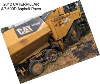 2012 CATERPILLAR AP-600D Asphalt Paver