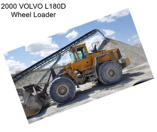 2000 VOLVO L180D Wheel Loader