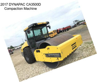 2017 DYNAPAC CA3500D Compaction Machine