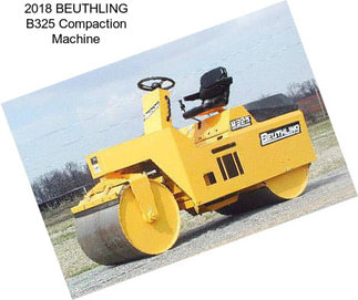 2018 BEUTHLING B325 Compaction Machine