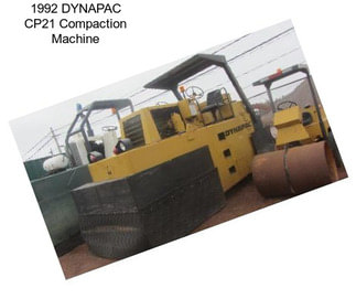 1992 DYNAPAC CP21 Compaction Machine