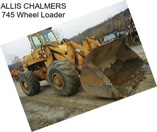 ALLIS CHALMERS 745 Wheel Loader