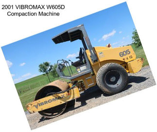 2001 VIBROMAX W605D Compaction Machine