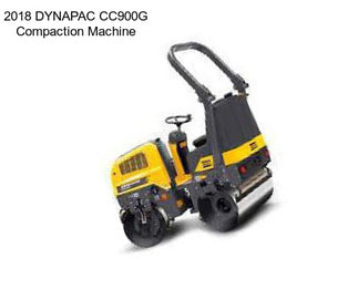 2018 DYNAPAC CC900G Compaction Machine