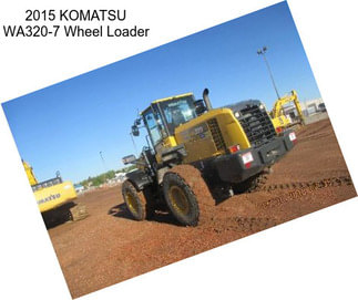 2015 KOMATSU WA320-7 Wheel Loader
