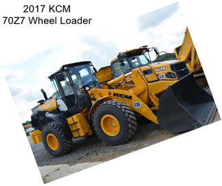 2017 KCM 70Z7 Wheel Loader