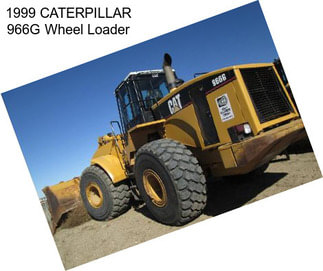 1999 CATERPILLAR 966G Wheel Loader