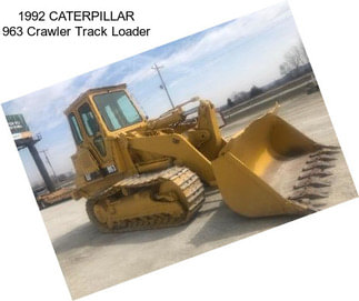 1992 CATERPILLAR 963 Crawler Track Loader