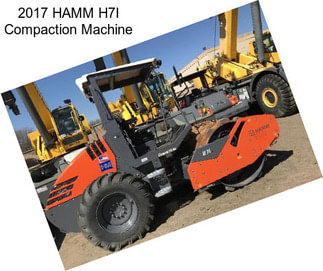 2017 HAMM H7I Compaction Machine