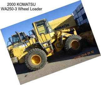2000 KOMATSU WA250-3 Wheel Loader