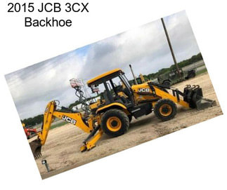 2015 JCB 3CX Backhoe