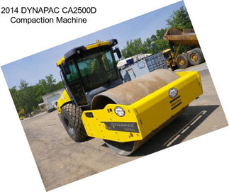 2014 DYNAPAC CA2500D Compaction Machine