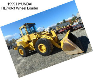 1999 HYUNDAI HL740-3 Wheel Loader