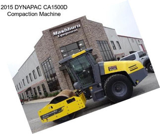 2015 DYNAPAC CA1500D Compaction Machine