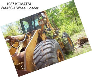 1987 KOMATSU WA450-1 Wheel Loader