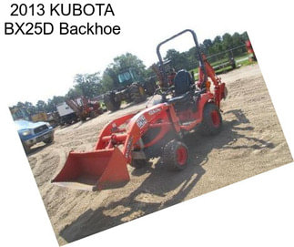 2013 KUBOTA BX25D Backhoe
