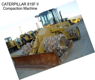 CATERPILLAR 815F II Compaction Machine